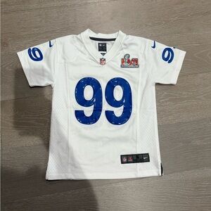 Nike NFL Los Angeles Rams Aaron Donald Youth Super Bowl Jersey size Small S